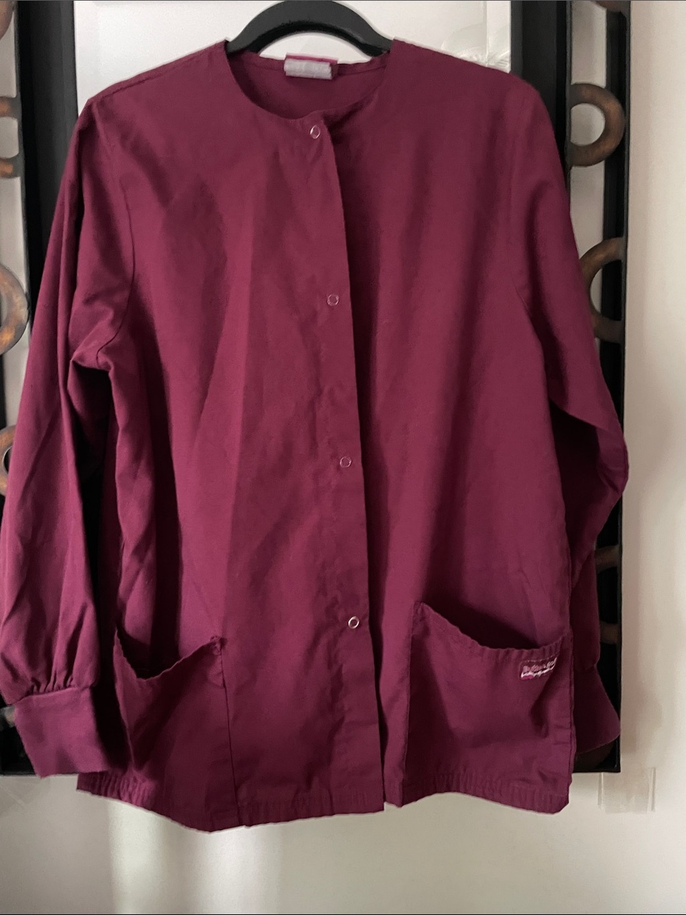 Butter Soft Plum Women's Scrub Top